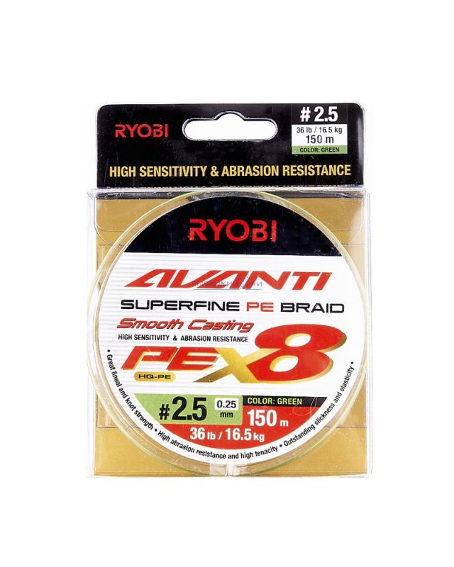 Шнур Ryobi Avanti X8 GR 150m PE2.5