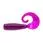 Силикон Lunker City Monkey Grub 3"(10)236 purple Rain