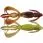 Силикон Keitech Crazy Flapper 2.4"(10шт)EA 15 grape chart red flk
