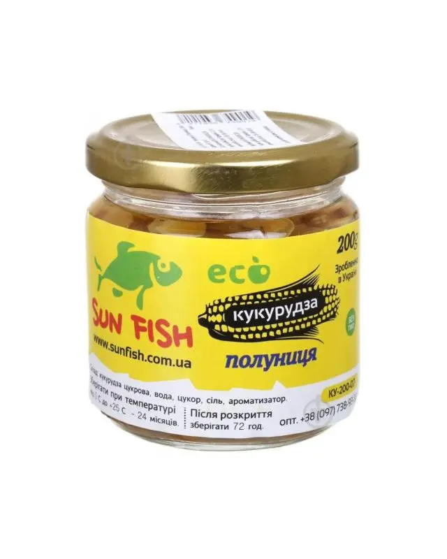 Кукуруза Sun Fish в сиропе(200g)клубника