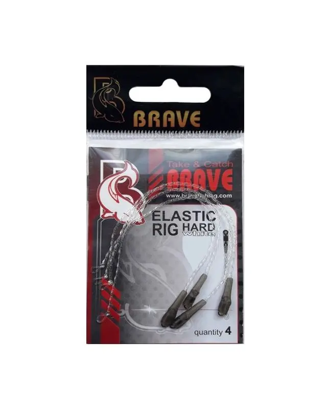 Отвод Brave Elastic Rig Hard 12cm(4шт)white