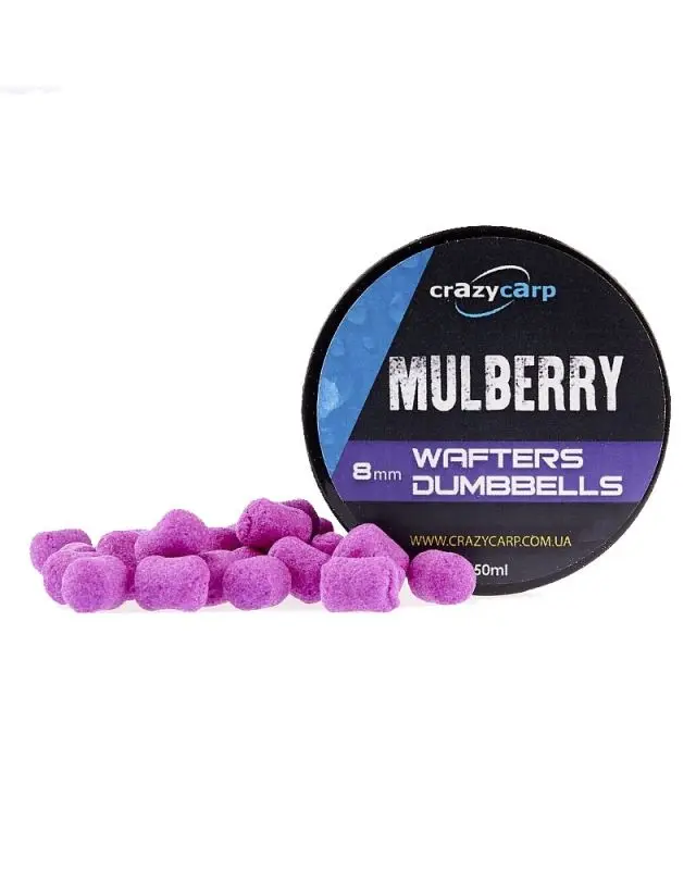 Бойлы Crazy Carp Wafters Dumbells 8mm mulberry(60)