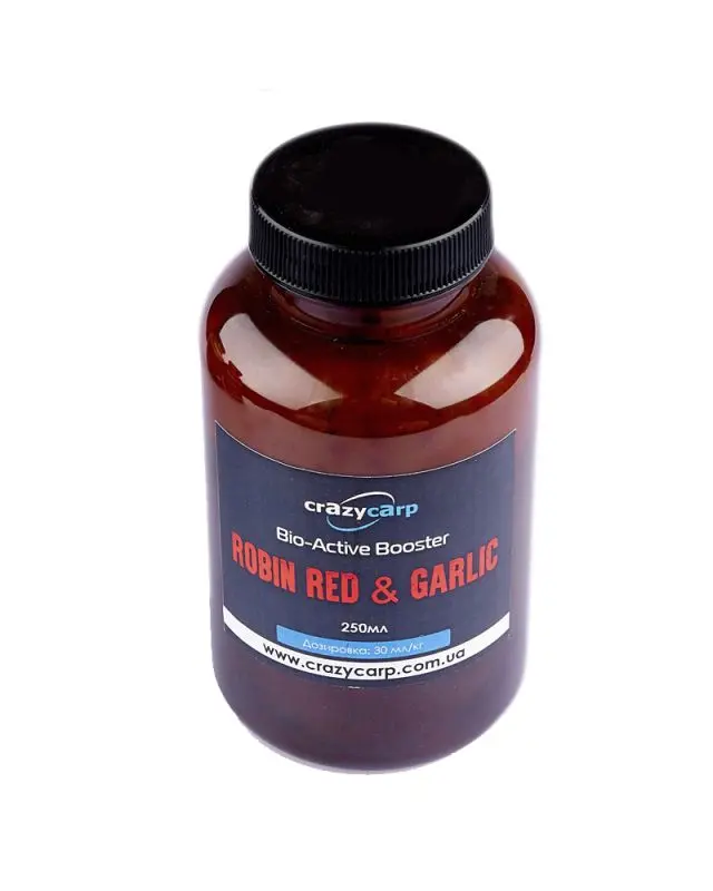 Бустер Crazy Carp Bio-Active robin red&garlic 250ml