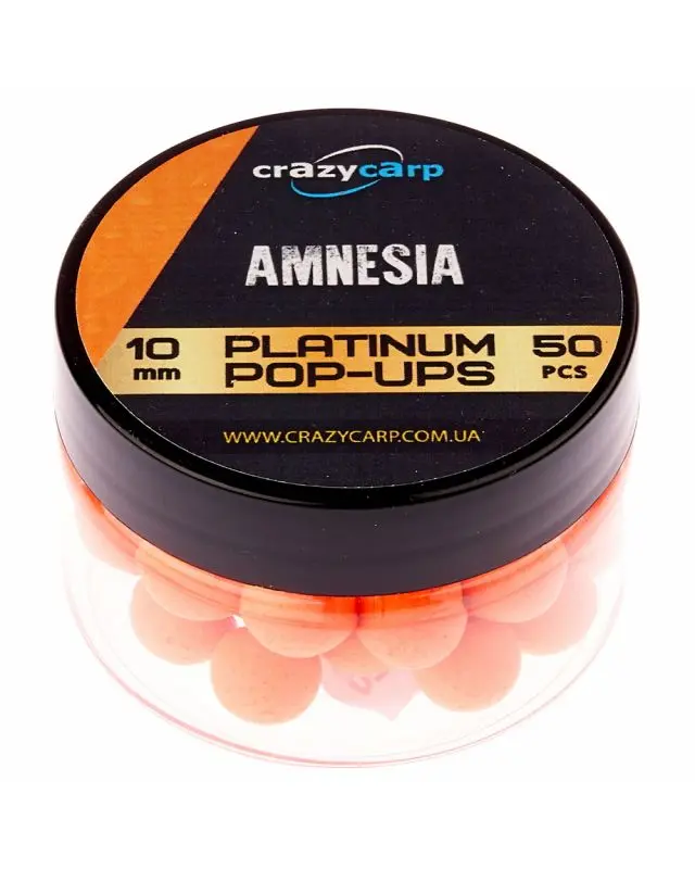 Бойлы Crazy Carp Platinum Pop-ups 10mm amnesia(50шт)