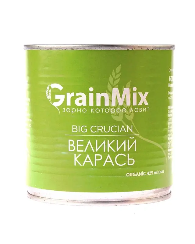 Прикормка GrainMix зерновой микс Большой карась 425ml