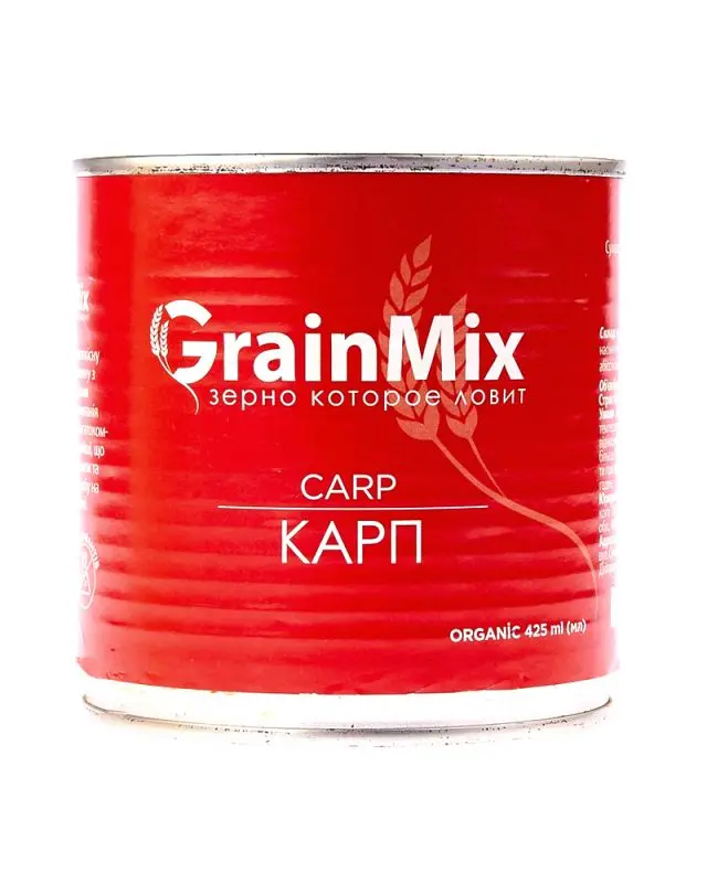 Прикормка GrainMix зерновой микс Карп 425ml