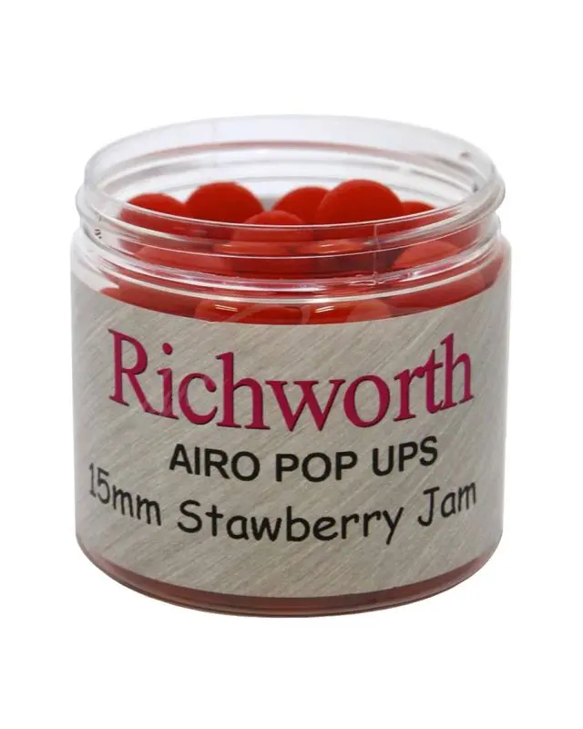 Бойлы Richworth Origin Airo Pop-Up 15mm strawberry jam 200ml