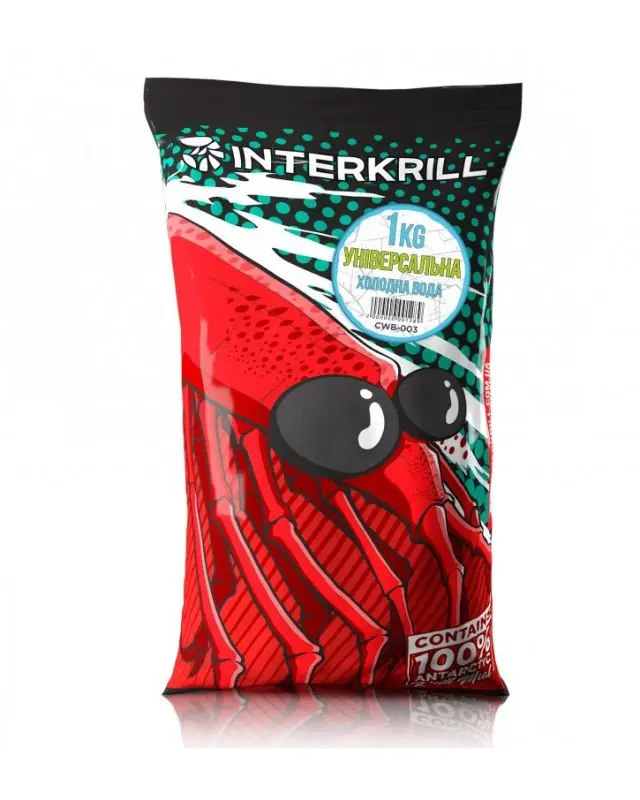 Прикормка InterKrill Cold Water Универсальная 1kg