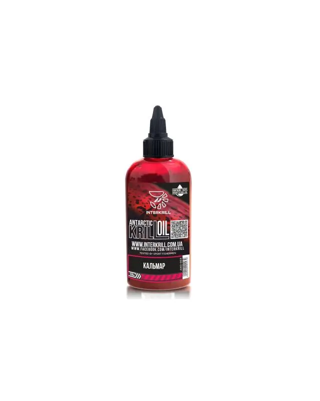 Крилевое масло InterKrill 100ml Кальмар