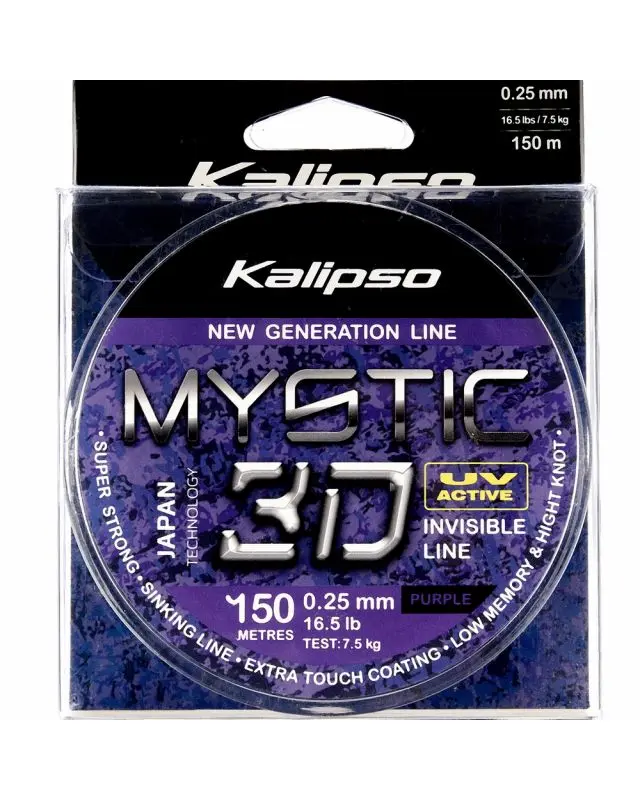 Леска Kalipso Mystic 3D Purple 150m 0.25mm 