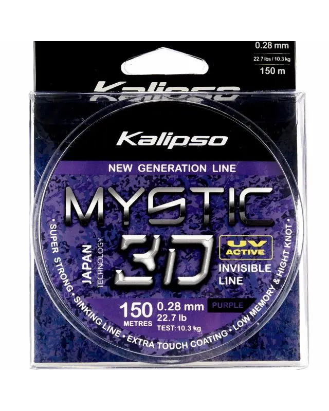 Леска Kalipso Mystic 3D Purple 150m 0.28mm 