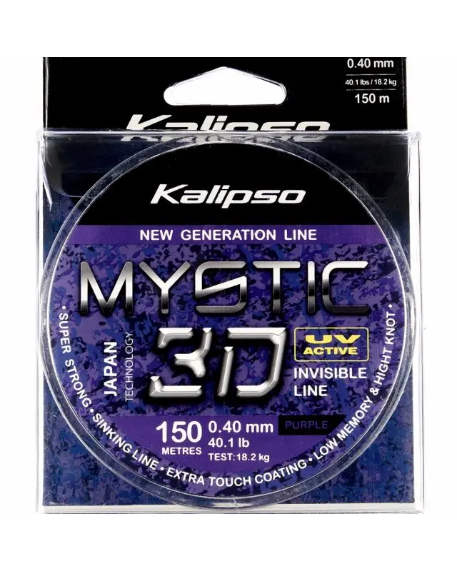 Леска Kalipso Mystic 3D Purple 150m 0.40mm 