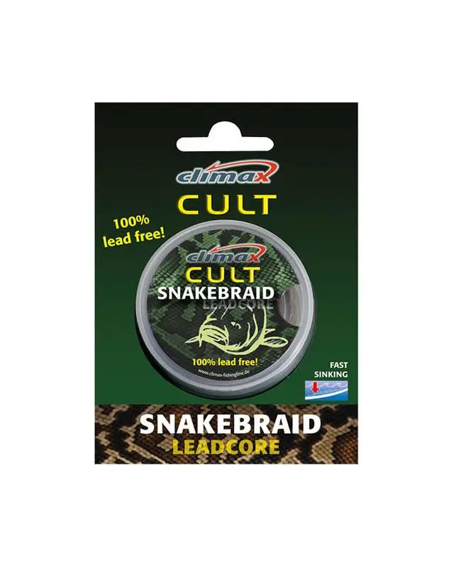 Лидкор Climax Cult Snake 10m 40lb weed