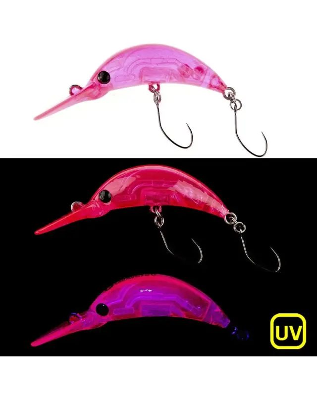 Воблер Mukai Zanmu Ido 35MR-F 3.0g uv clear pink
