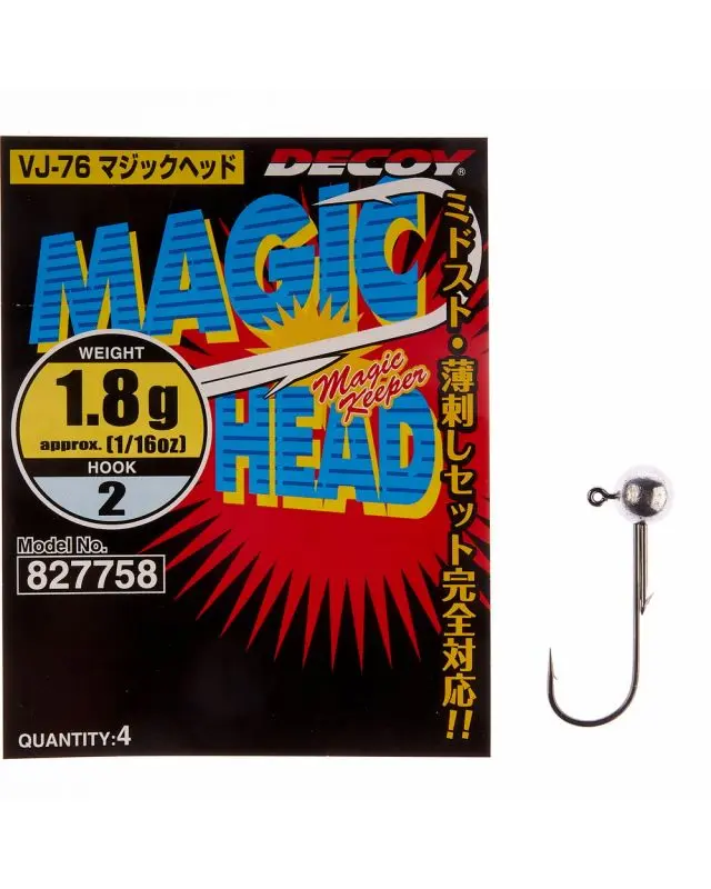 Джиг головка Decoy Magic Head VJ-76 1.8g №2(4)