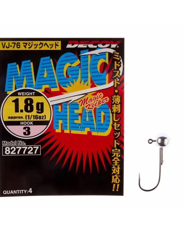 Джиг головка Decoy Magic Head VJ-76 1.8g №3(4)
