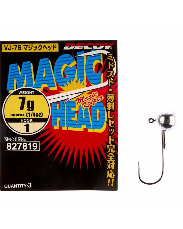 Джиг головка Decoy Magic Head VJ-76 7.0g №1(3)
