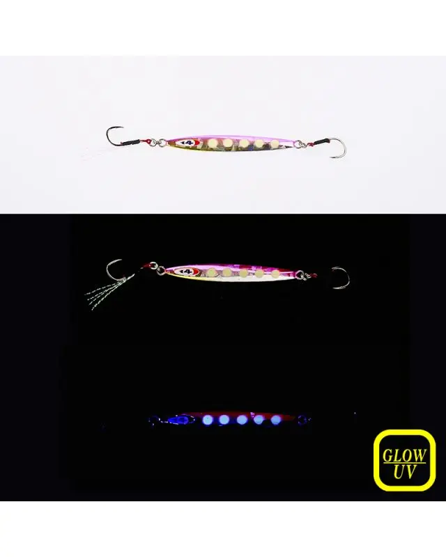 Пилькер Jackall Chibi Type-I 14.0g glow dot pink sardine