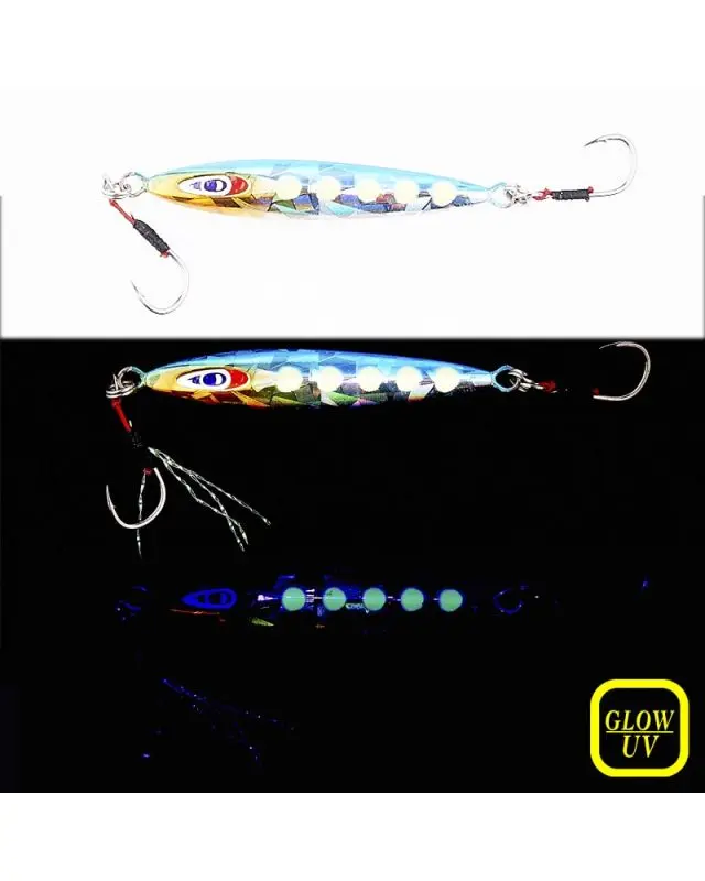 Пилькер Jackall Chibi Type-II 10.0g glow dot sardines