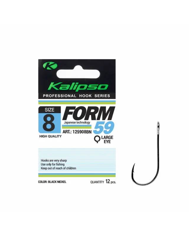 Крючок Kalipso Form-59 125908BN №8(12)