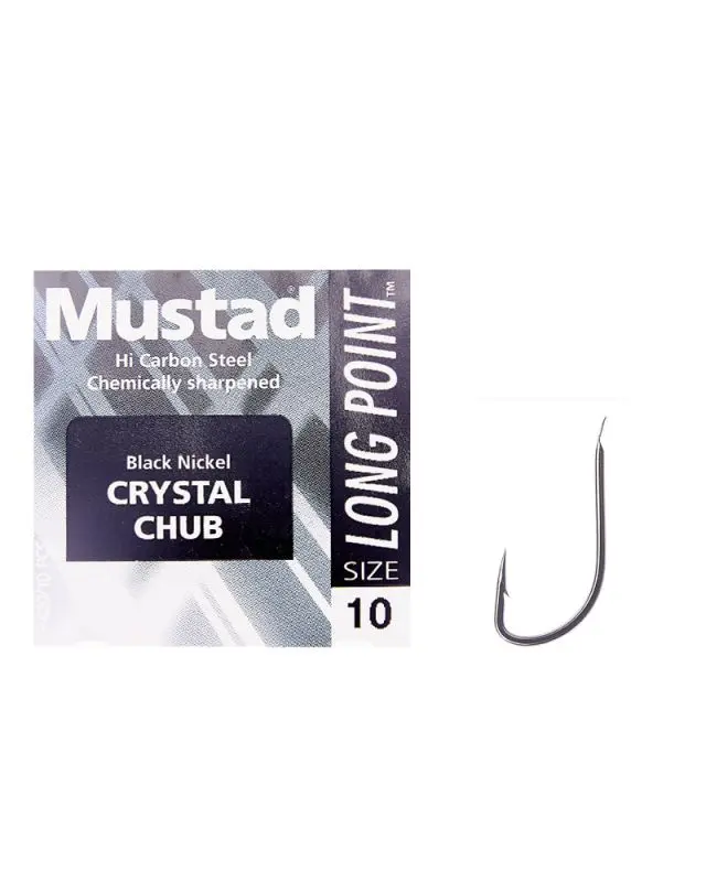 Крючок Mustad Crystal Chub LP420/10515BLN №10(10)