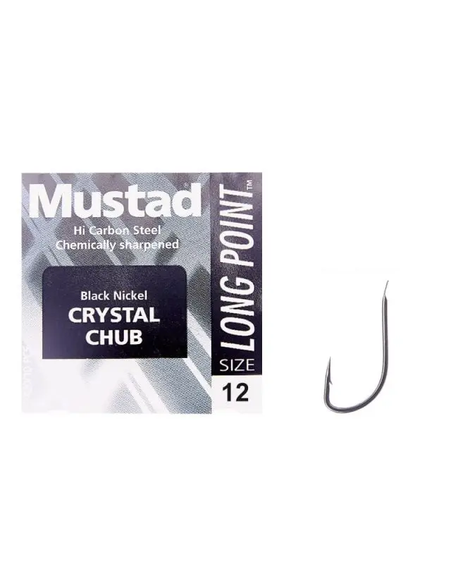 Крючок Mustad Crystal Chub LP420/10515BLN №12(10)
