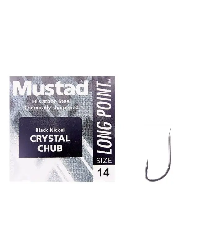 Крючок Mustad Crystal Chub LP420/10515BLN №14(10)