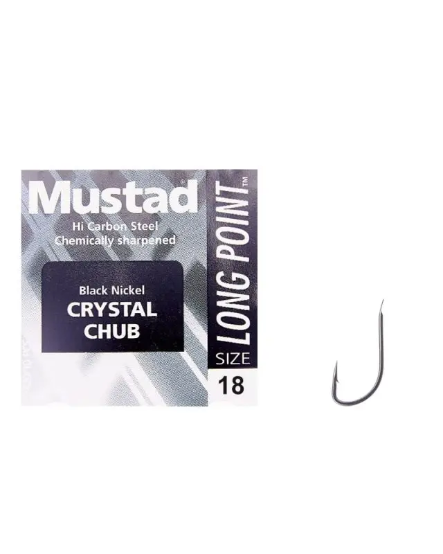 Крючок Mustad Crystal Chub LP420/10515BLN №16(10)