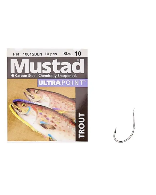 Крючок Mustad Trout 10015BLN №10(10)