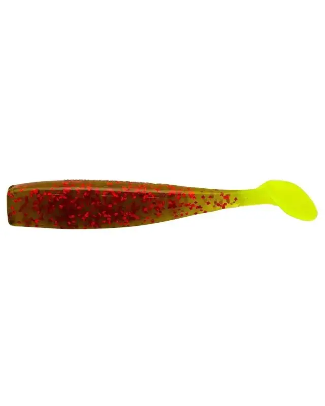 Силикон Lunker City Shaker 3.25"(8)183 avacado red flk chr taill