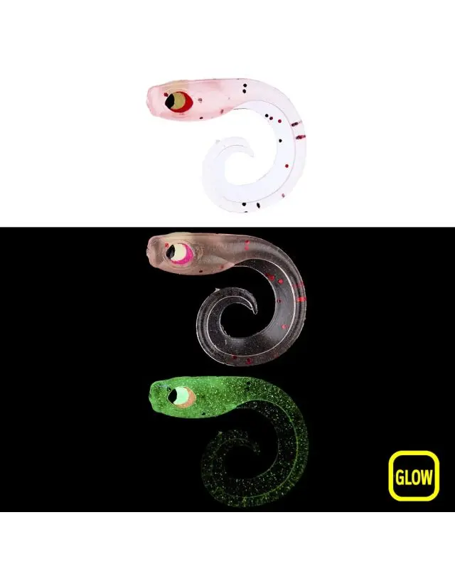 Силикон Progre Aji Milk Microbait 1.7"(12шт)krill red glitter