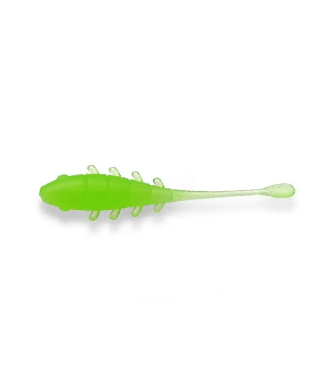 Силикон Big Baits Aji Finesse 1.4"(10шт)014 lime/glow