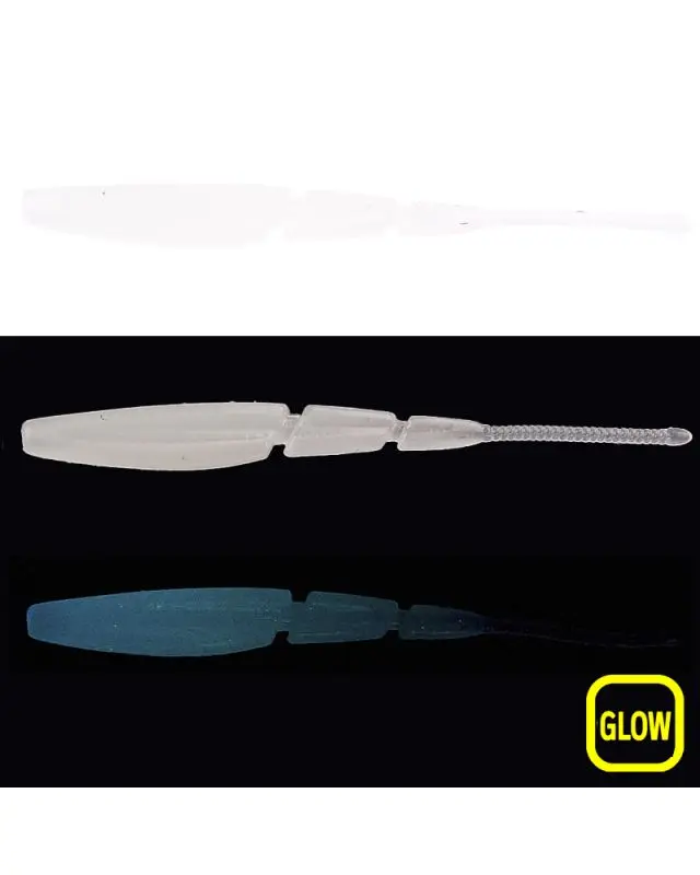 Силикон FishUp Aji Triple Stick 1.9"(10)401 white/glow