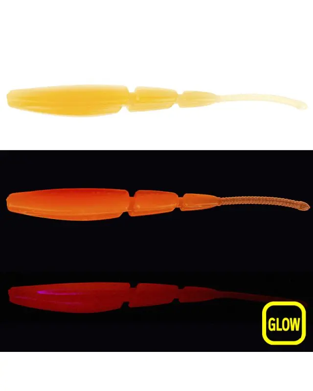 Силикон FishUp Aji Triple Stick 1.9"(10)402 orange/glow