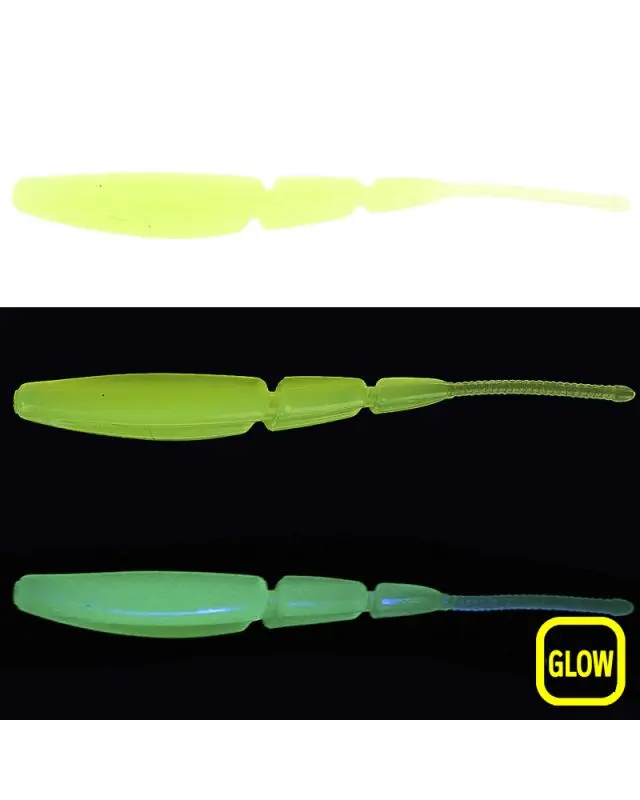Силикон FishUp Aji Triple Stick 1.9"(10)403 chartreuse/glow