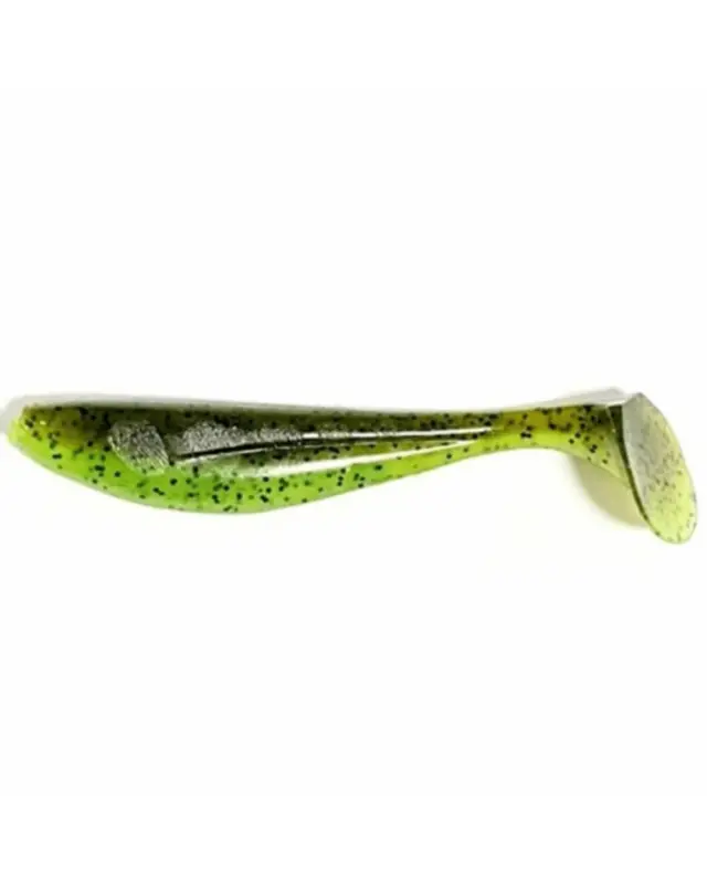 Силикон FishUp Wizzle Shad 3"(8)204 green pumpkin/chartreuse
