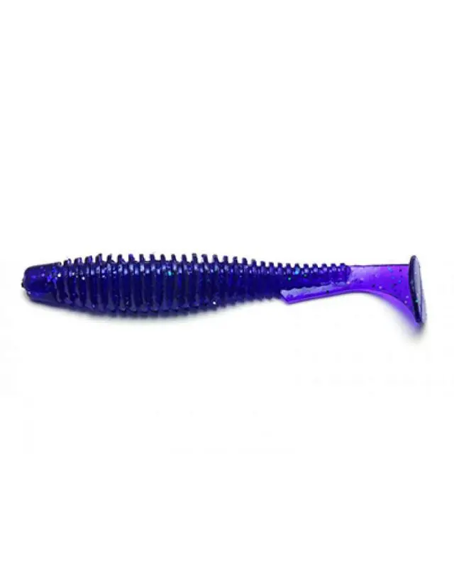 Силикон FishUp U-Shad 3"(9)060 dark violet/peac&silver