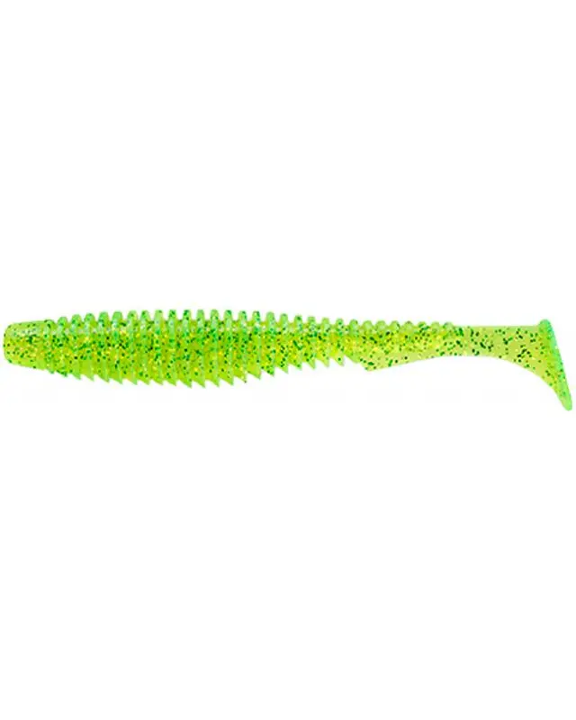 Силикон FishUp U-Shad 3.5"(8шт)026 flo chart/green