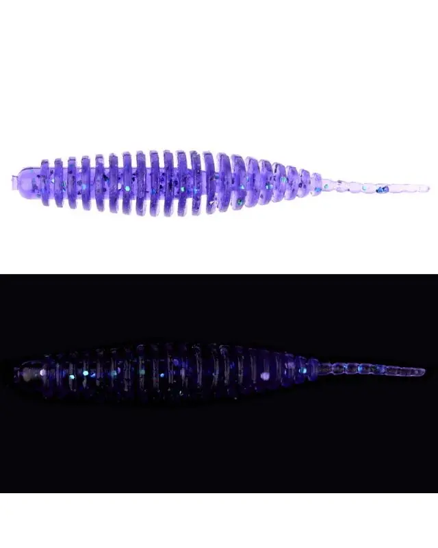 Силикон FishUp Tanta 1.5"(10)060 dark violet/peac&silver