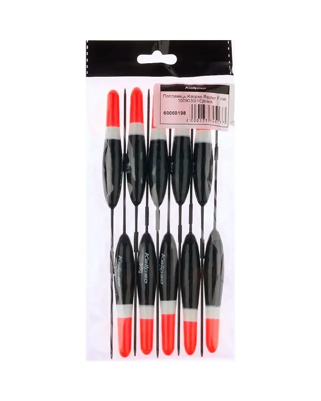 Поплавок Kalipso Raptor Float 1009030 (10шт) black 3.0г