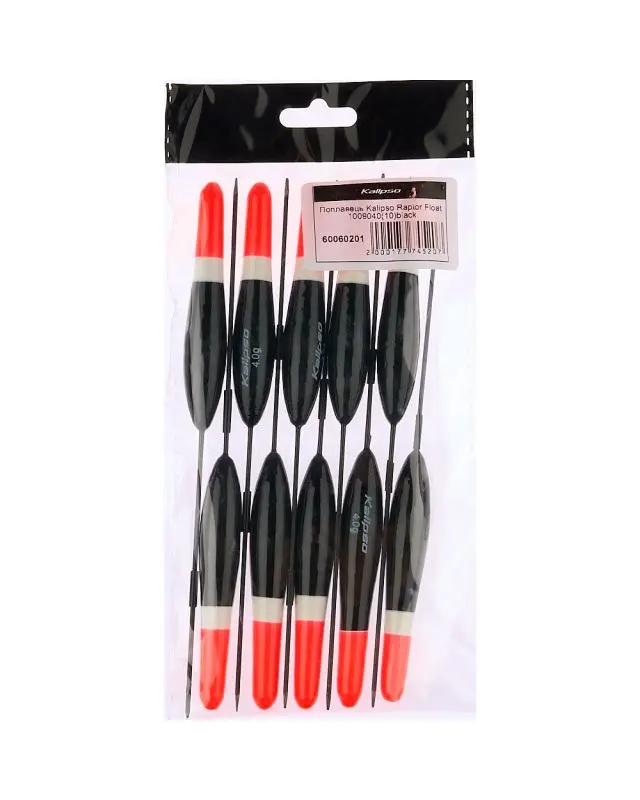 Поплавок Kalipso Raptor Float 1009040 (10шт) black 4.0г