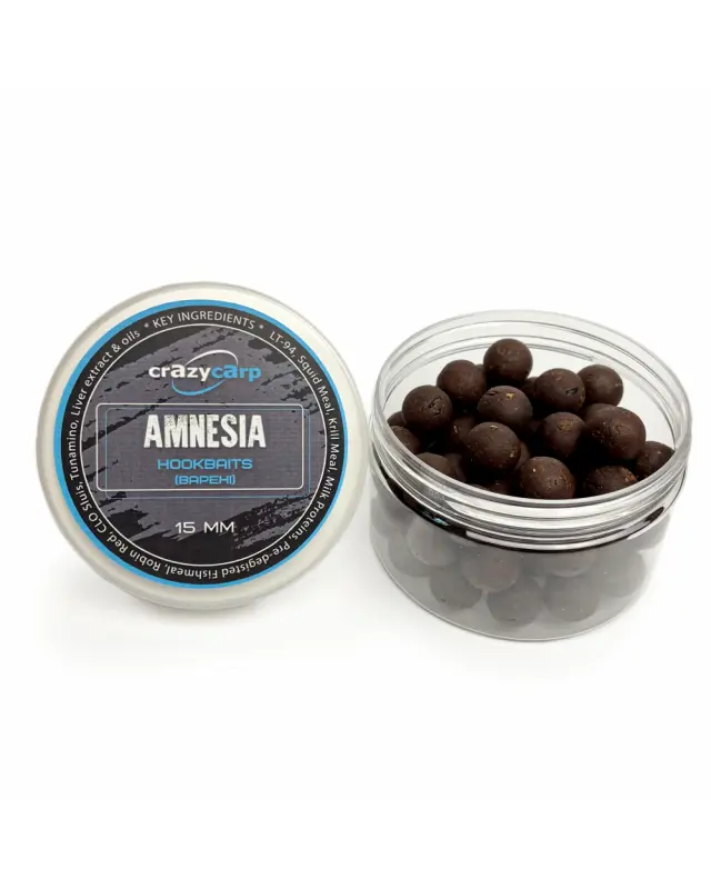 Бойлы Crazy Carp Platinum Hookbaits 15mm amnesia 125g