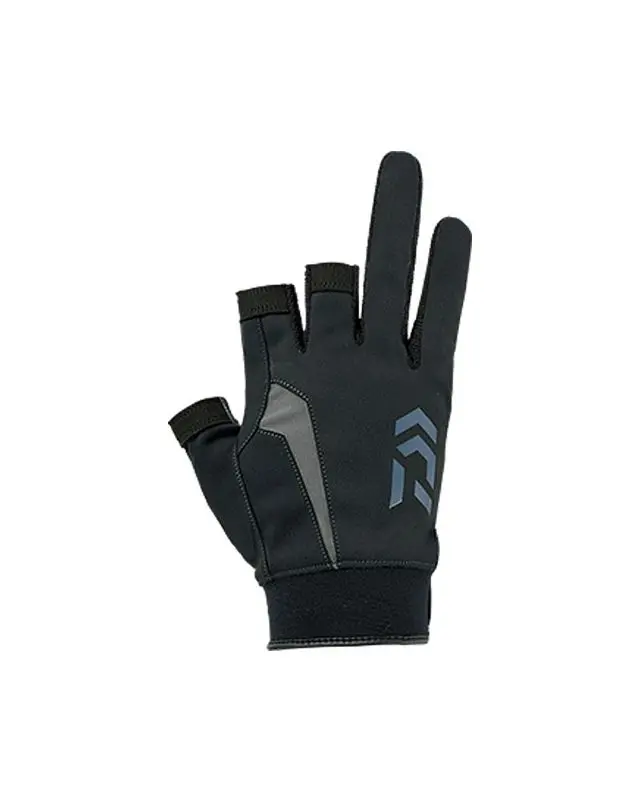 Перчатки Daiwa Glove 3-Cut DG-60008 black L