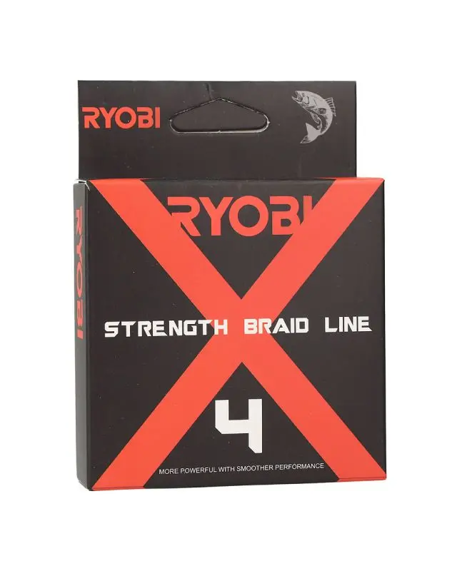Шнур Ryobi Strength Braid 4X gray 150m №2.0