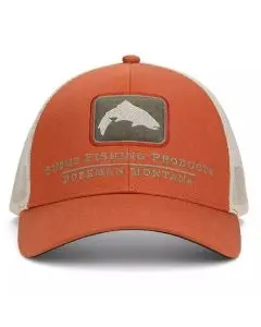 Кепка Simms Double Haul Icon Trucker Simms orange