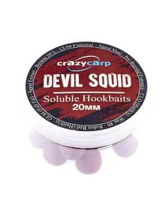 Бойлы Crazy Carp Hookbaits Soluble 20mm devil squid(175g)