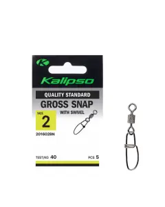 Застежка Kalipso Gross snap with swivel 2016 2-14 BN