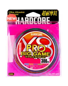 Шнур Duel Hardcore X8 Pro Big Game 300м Multicolor
