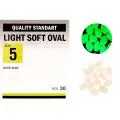 Бусинка Kalipso Light soft oval №5(30)glow