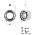 Подшипник Kalipso KSC 3*6*2.5mm